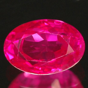 Rubi vermelho natural 1,03ct, corte oval, VS-SI