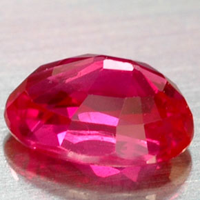 Rubi rosa natural 1,03ct, corte oval, VS