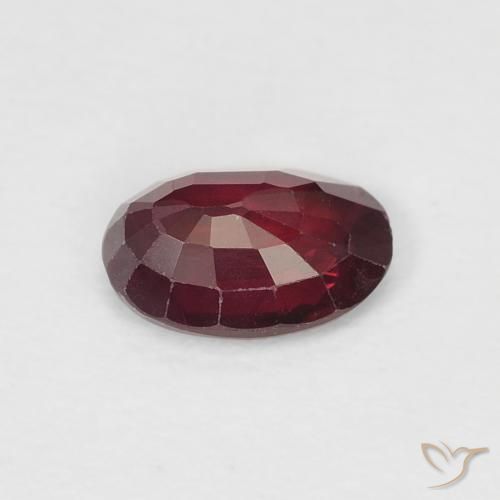 Rubi vermelho médio Natural 0.52ct, oval, VS-SI