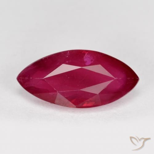 1.29ct Natural Jam Red Rubi, Marquesa, VS-SI