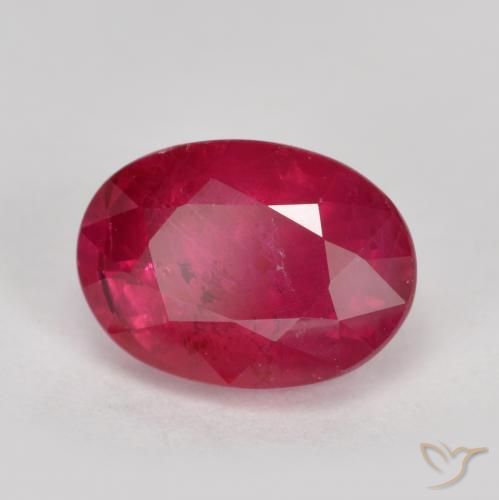 Rubi Jam Red Natural 1.37ct, oval, VS-SI