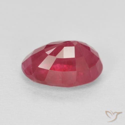 Rubi vermelho médio Natural 1.17ct, oval, VS-SI
