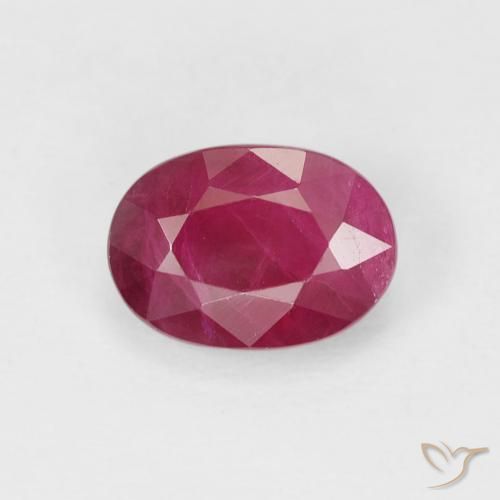 1.16ct Natural Rosa Avermelhado Profundo Rubi, oval, VS-SI