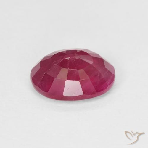 Rubi Rosa Avermelhado Profundo Natural 1.16ct, oval, VS-SI