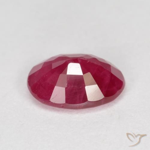 Rubi Luz vermelha Natural 0.94ct, oval, VS-SI
