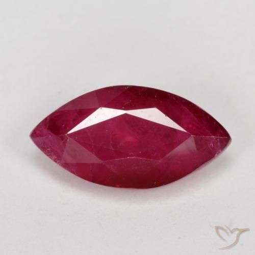 1.08ct Natural Vermelho escuro Rubi, Marquesa, VS-SI