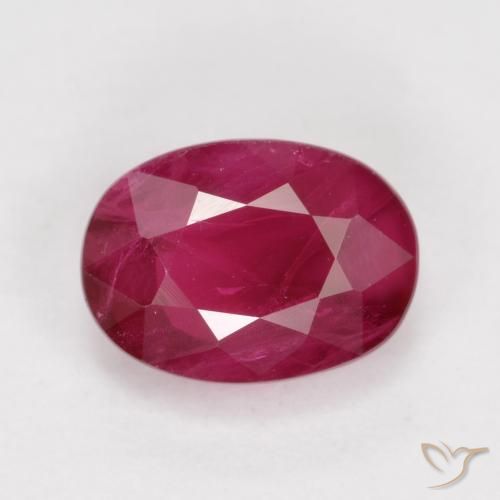 1.11ct Natural Carmesim Profundo Rubi, oval, VS-SI