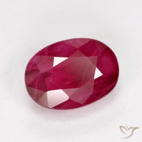 Rubi Carmesim Profundo Natural 1.11ct, oval, VS-SI