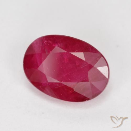 Rubi Jam Red Natural 1.07ct, oval, VS-SI