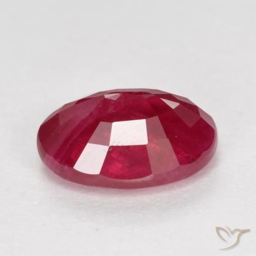 Rubi Jam Red Natural 1.07ct, oval, VS-SI