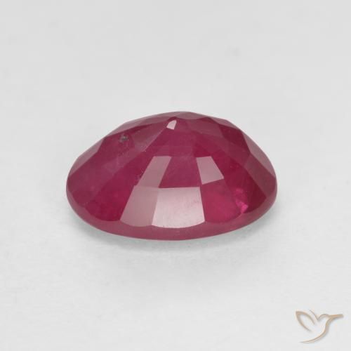Rubi Vermelho rosado Natural 1.21ct, oval, VS-SI