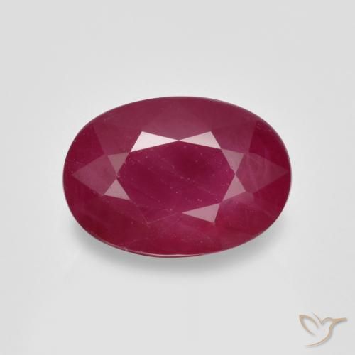 1.13ct Natural Carmesim Profundo Rubi, oval, VS-SI