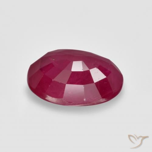 Rubi Carmesim Profundo Natural 1.13ct, oval, VS-SI