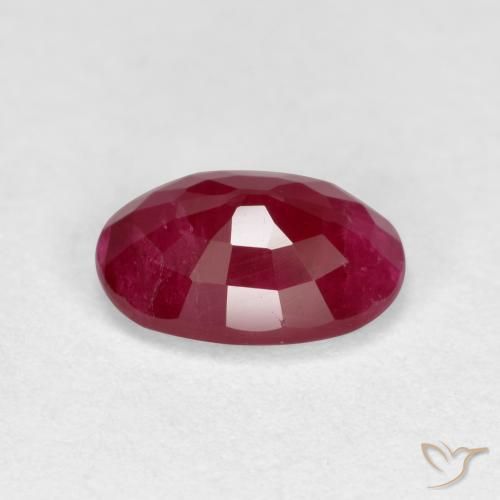 Rubi vermelho médio Natural 1.03ct, oval, VS-SI