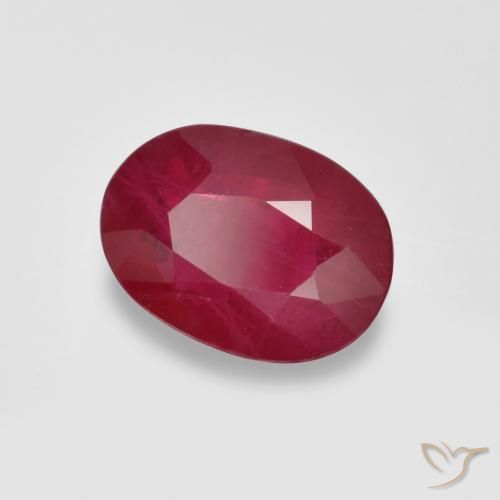 Rubi Jam Red Natural 1.06ct, oval, SI