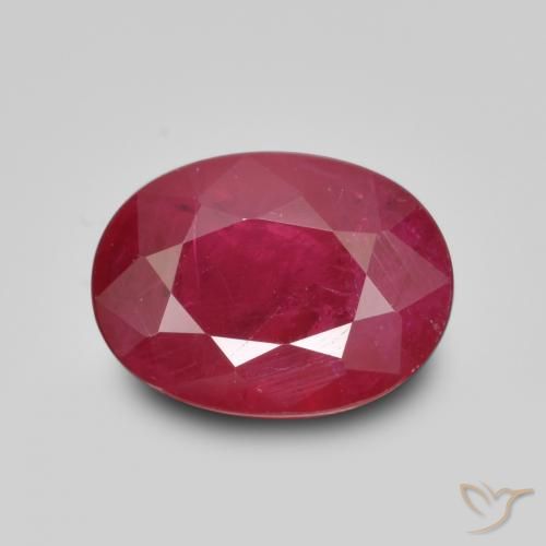 1.12ct Natural Jam Red Rubi, oval, VS-SI