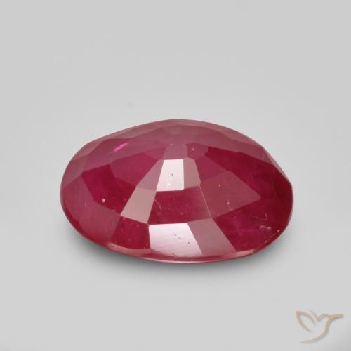 Rubi Jam Red Natural 1.12ct, oval, VS-SI