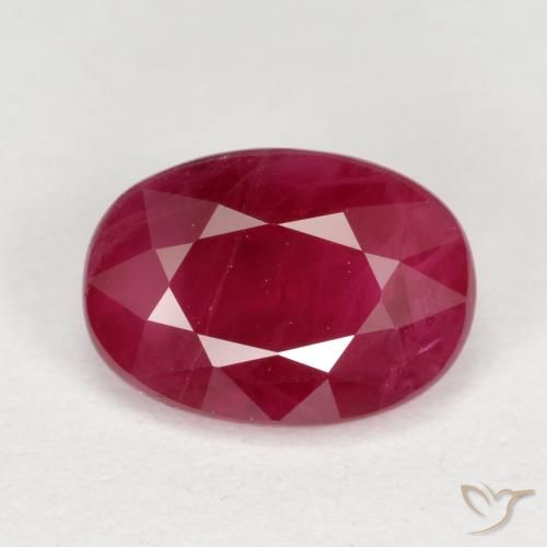 1.02ct Natural Sangue vermelho Rubi, oval, VS-SI