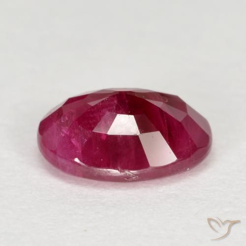 Rubi Sangue vermelho Natural 1.02ct, oval, VS-SI