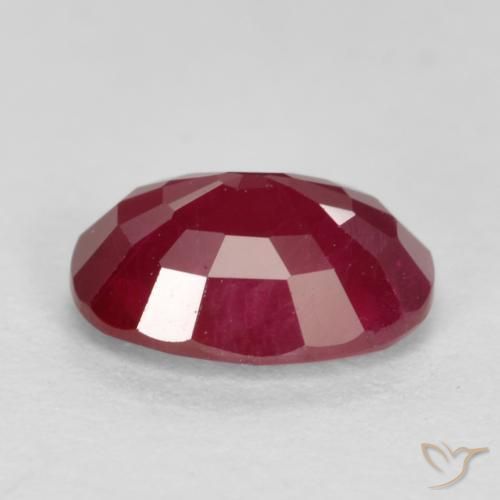 Rubi Sangue vermelho Natural 1.10ct, oval, VS-SI