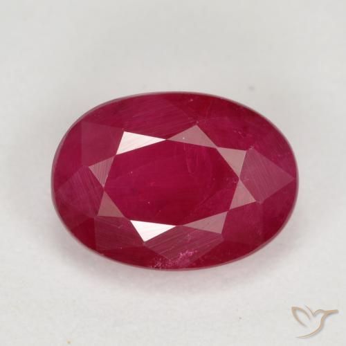 1.16ct Natural Carmesim Profundo Rubi, oval, VS-SI