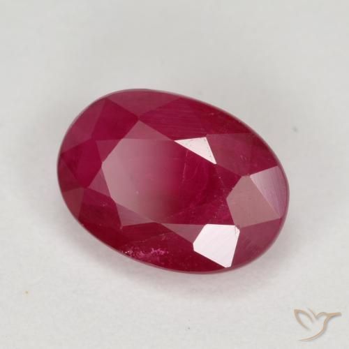 Rubi Carmesim Profundo Natural 1.16ct, oval, VS-SI