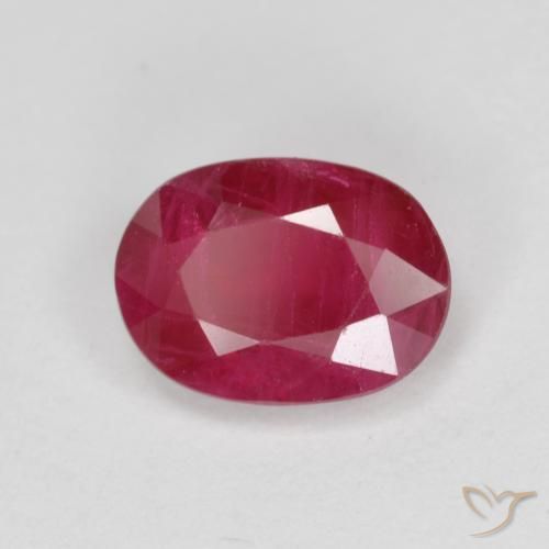 Rubi Jam Red Natural 1.11ct, oval, SI