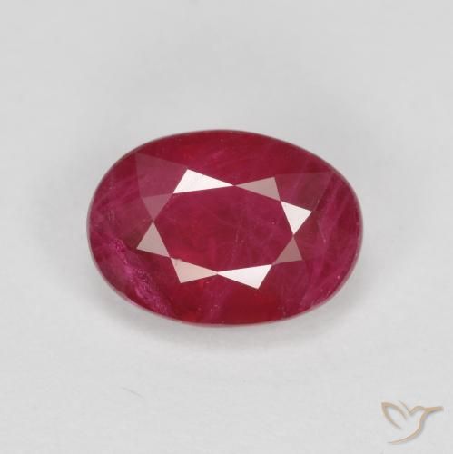 1.12ct Natural Carmesim Profundo Rubi, oval, SI