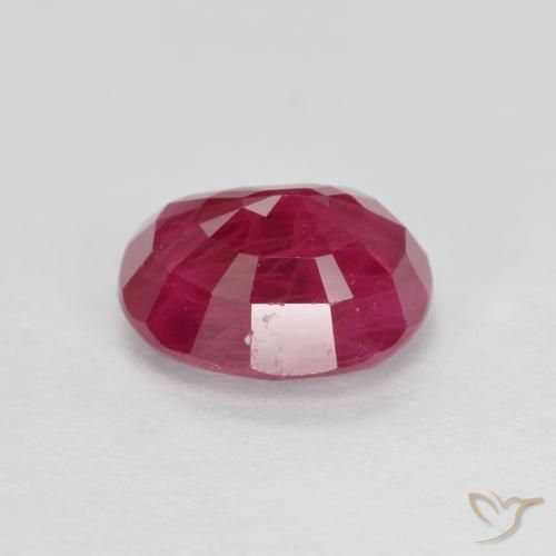 Rubi vermelho médio Natural 1.22ct, oval, SI
