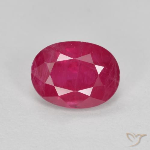 1.04ct Natural rosa avermelhado Rubi, oval, SI