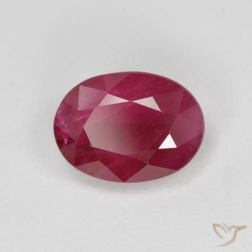Rubi Sangue vermelho Natural 1.06ct, oval, SI