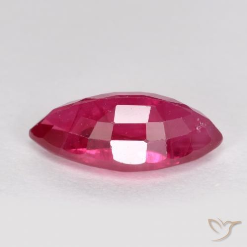 Rubi Luz vermelha Natural 1.24ct, Marquesa, SI