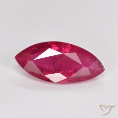 1.03ct Natural Luz vermelha Rubi, Marquesa, SI