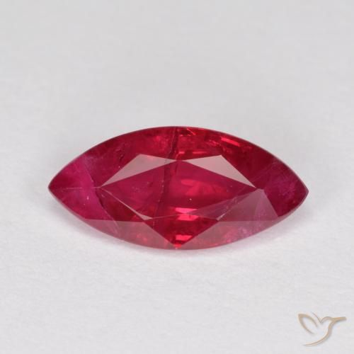 1.17ct Natural Jam Red Rubi, Marquesa, SI