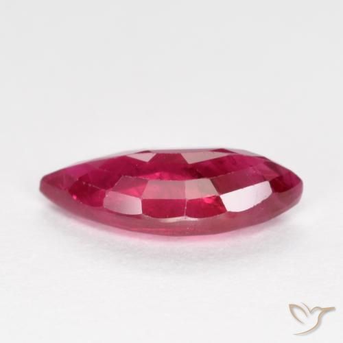Rubi Vermelho escuro Natural 1.08ct, Marquesa, SI