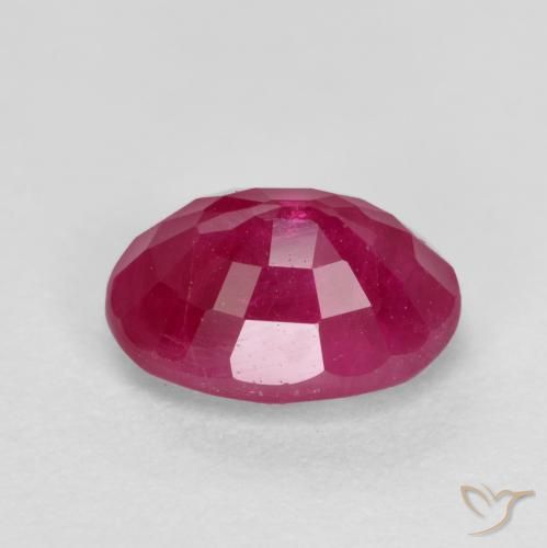 Rubi vermelho médio Natural 1.23ct, oval, SI