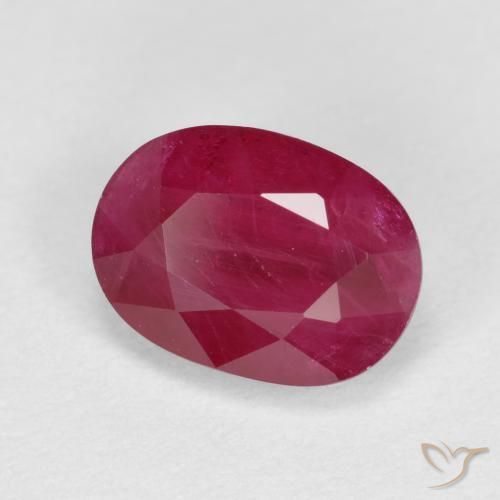 Rubi Jam Red Natural 1.26ct, oval, SI