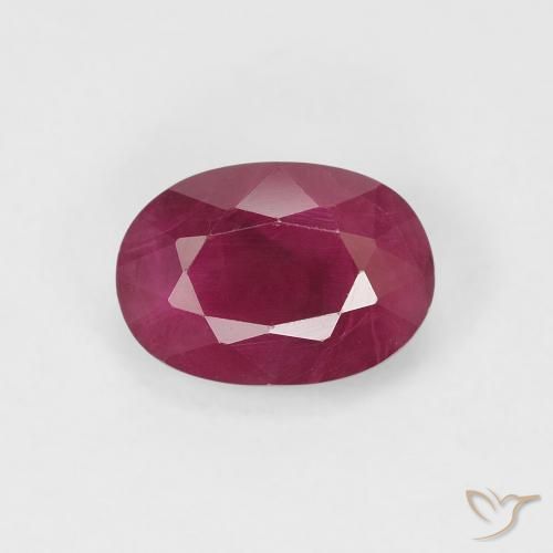 1.06ct Natural Carmesim Profundo Rubi, oval, VS-SI
