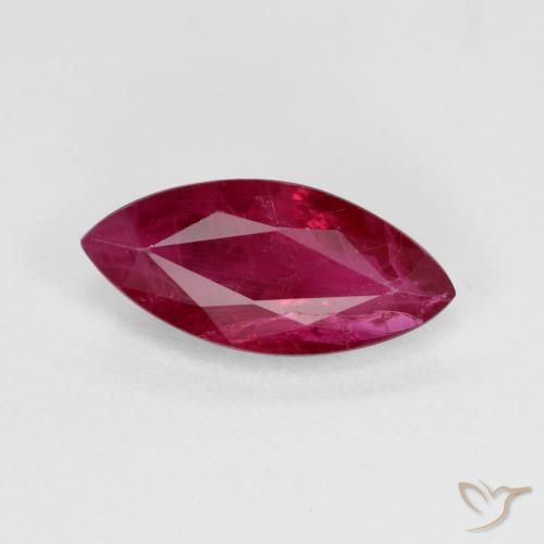 1.20ct Natural Vermelho escuro Rubi, Marquesa, VS-SI