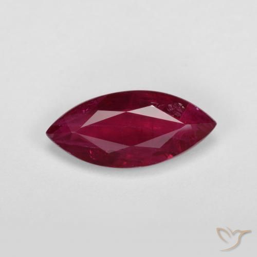 1.09ct Natural Vinho vermelho Rubi, Marquesa, VS-SI