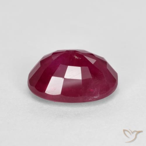 Rubi vermelho médio Natural 1.22ct, oval, VS-SI