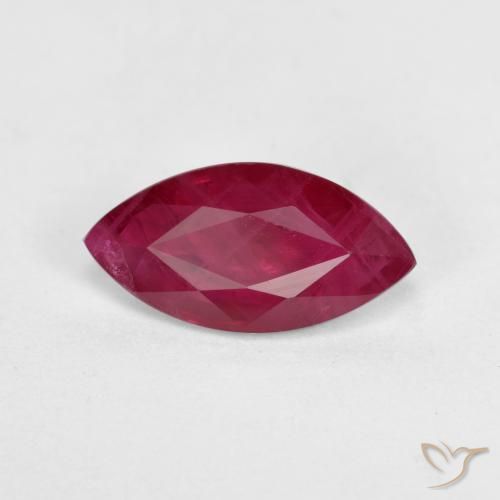 Rubi Sangue vermelho Natural 1.18ct, Marquesa, VS-SI