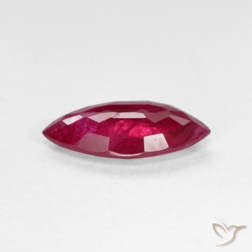 Rubi Sangue vermelho Natural 1.18ct, Marquesa, VS-SI