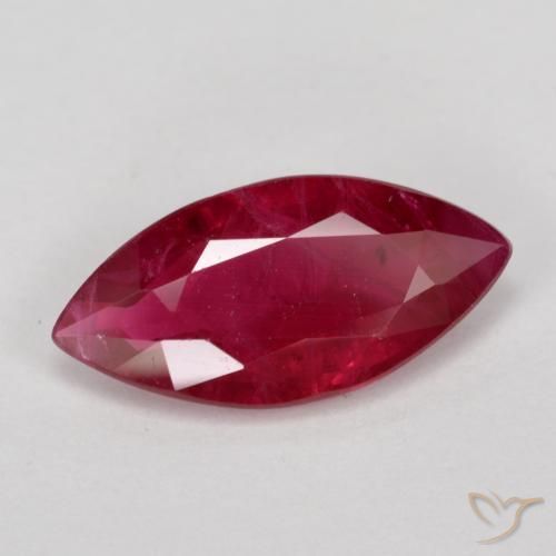 Rubi Sangue vermelho Natural 1.00ct, Marquesa, VS-SI