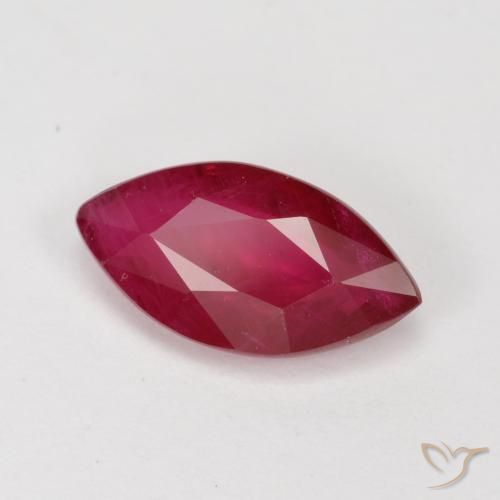Rubi Sangue vermelho Natural 1.07ct, Marquesa, VS-SI