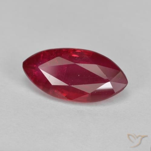 1.89ct Natural Jam Red Rubi, Marquesa, VS-SI