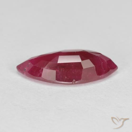 Rubi vermelho médio Natural 1.80ct, Marquesa, VS-SI
