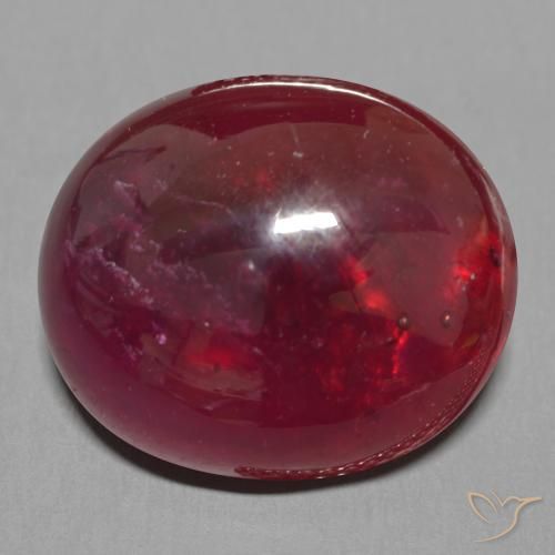 25.77ct Natural Vermelho escuro Rubi, oval, Translúcido