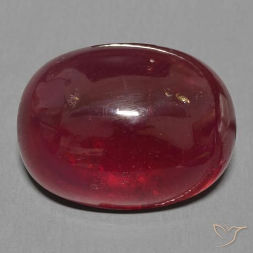 18.63ct Natural Vermelho escuro Rubi, oval, Translúcido