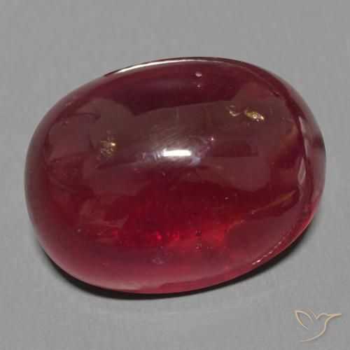Rubi Vermelho escuro Natural 18.63ct, oval, Translúcido